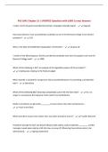 POS 1041 Chapter 13 &vert; UPDATED Questions with 100&percnt; Correct Answers&NewLine;