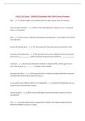 POLS 1101 Exam &vert; UPDATED Questions with 100&percnt; Correct Answers&NewLine;
