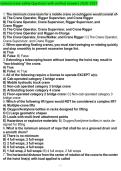 General crane safety Questions with verified answers 2026-2027