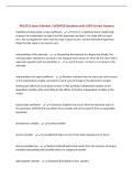 POS3713 Exam 4 Review &vert; UPDATED Questions with 100&percnt; Correct Answers&NewLine;