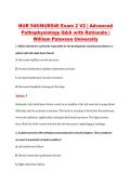 NUR546 Exam 2 V1&ndash;V3 &vert; Advanced Pathophysiology &vert; William Paterson University &vert; Q&A with Rationale &lpar;NUR 546 Exam 2&rpar;