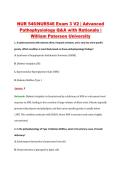 NUR546 Exam 3 V1&ndash;V3 &vert; Advanced Pathophysiology &vert; William Paterson University &vert; Q&A with Rationale &lpar;NUR 546 Exam 3&rpar;
