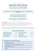 HESI RN Exit Exam 2026 &ndash; Complete NGN Practice Test with Rationales &lpar;200 Questions&rpar;
