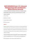 NUR546 Exam 4 V1&ndash;V3 &vert; Advanced Pathophysiology &vert; William Paterson University &vert; Q&A with Rationale &lpar;NUR 546 Exam 4&rpar;