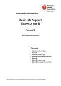 Basic Life Support &lpar;BLS&rpar; Exams A & B &ndash; Verified 2026 Answer Key with Step‑by‑Step Rationales and Clinical Applications for Nursing and Healthcare Certification Preparation