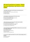 293 Oral Exam Review &lpar;Gamma &sol; Wheels Up&rpar; Exam Questions And Answers Latest Update&NewLine;
