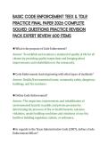 BASIC CODE ENFORCEMENT TEEX & TDLR&NewLine;PRACTICE FINAL PAPER 2026 COMPLETE&NewLine;SOLVED QUESTIONS PRACTICE REVISION&NewLine;PACK EXPERT REVIEW 600 ITEMS