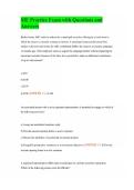 SIE Practice Exam with Questions and Answers
