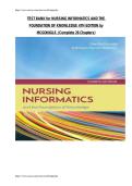 Nursing Informatics & Foundation of Knowledge &ndash; McGonigle 4th Edition Test Bank &lpar;Verified Solutions&comma; 2026 Resource&rpar;