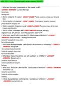 NURS 5315- Exam 4 Questions with verified answers 2026-2027&period;