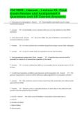 CM 3503 - Hassan - Lecture 21&colon; Final Exam Review and Assignment 4 Questions and All Correct Answers&period;
