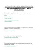 NLN NACE PREP ACTUAL EXAM LATEST UPDATE 2026-2027 &NewLine;QUESTIONS AND ANSWERS CORRECTLY VERIFIED &NewLine;ALREADY GRADED A&plus;