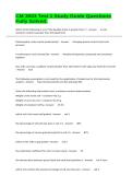 CM 3503 Test 1 Study Guide Questions Fully Solved&period;&NewLine;&NewLine;