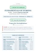 Fundamentals of Nursing 11th Edition Test Bank&colon; 250 Chapter-by-Chapter Q&A with Rationales