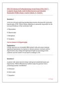 NSG 530 Advanced Pathophysiology Actual Exam 2026&sol;2027 &vert; Complete Exam Guide with Verified Answers and Detailed Rationales &vert;Wilkes Exam 1 Latest Update&comma; A&plus; Graded&period;