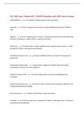 PSCI 2305 Exam 1 Review-UNT &vert; UPDATED Questions with 100&percnt; Correct Answers&NewLine;