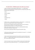 PSCI 2305 EXAM 1 &vert; UPDATED Questions with 100&percnt; Correct Answers&NewLine;