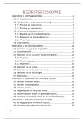 Samenvatting Bedrijfseconomie - Bedrijfseconomie