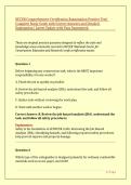 NCCER Comprehensive Certification Examination Practice Test&vert; Complete Study Guide with Correct Answers and Detailed Explanation &vert; Latest Update with Pass Guaranteed&period;