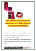 CRISIS PREVENTION INSTITUTE EXAM COMPLETE PACKAGE DEAL