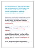 Union Pacific training rules study guide &lpar;Latest 2026&rpar; &vert;&vert; &NewLine;Most  Recent Exam 2026-2027 Actual Complete  Real &NewLine;Exam Questions And  Correct Answers &lpar;Verified &NewLine;Answers&rpar; Already Graded A&plus; &vert; Guaranteed               &NewLine;Success&excl;&excl; Newest Exam &vert; Just Released&excl;&excl;