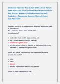 StarGuard Instructor Test &lpar;Latest 2026&rpar; &vert;&vert; Most  Recent &NewLine;Exam 2026-2027 Actual Complete Real Exam Questions &NewLine;And  Correct Answers &lpar;Verified Answers&rpar; Already &NewLine;Graded A&plus; &vert; Guaranteed Success&excl;&excl; Newest Exam &vert;               &NewLine;Just Released&excl;&excl;