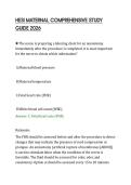 HESI MATERNAL COMPREHENSIVE STUDY&NewLine;GUIDE 2026