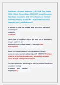 StarGuard Lifeguard Instructor &lpar;LGI&rpar; Final Test &lpar;Latest &NewLine;2026&rpar; &vert;&vert; Most  Recent Exam 2026-2027 Actual Complete &NewLine;Real Exam Questions And  Correct Answers &lpar;Verified &NewLine;Answers&rpar; Already Graded A&plus; &vert; Guaranteed Success&excl;&excl; &NewLine;Newest Exam &vert; Just Released&excl;&excl;