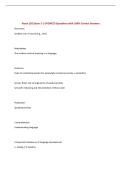 Psych 202 Exam 3 &vert; UPDATED Questions with 100&percnt; Correct Answers&NewLine;