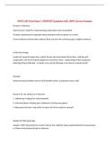 PSYCH 202 Final Exam &vert; UPDATED Questions with 100&percnt; Correct Answers&NewLine;