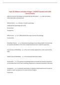 Psych 202 Midterm University of Oregon &vert; UPDATED Questions with 100&percnt; Correct Answers&NewLine;