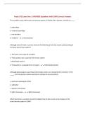 Psych 372 Exam One &vert; UPDATED Questions with 100&percnt; Correct Answers&NewLine;