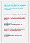STC Series 66 Exam 01A &lpar;Latest 2026 &rpar;  &vert;&vert; Most  Recent &NewLine;Exam 2026-2027 Actual Complete Real Exam Questions &NewLine;And  Correct Answers &lpar;Verified Answers&rpar; Already &NewLine;Graded A&plus; &vert; Guaranteed Success&excl;&excl; Newest Exam             &NewLine;&vert; Just Released&excl;&excl;