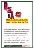 NUR 355 TTU EXAM COMPLETE PACKAGE DEAL