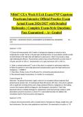 NR667 CEA Week 8 Exit Exam FNP Capstone Practicum Intensive Official Practice Exam Actual Exam 2026&sol;2027 with Detailed Rationales &vert; Complete Exam-Style Questions &vert; Pass Guaranteed &ndash; A&plus; Graded&NewLine;&NewLine;