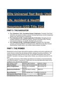 2026&sol;2027 Elite Utah Life&comma; Accident & Health Insurance Test Bank &vert; UID Title 31A & R590 Exam Prep &vert; 69&plus; S-Tier Questions&comma; Full Rationales & Cheat Sheets