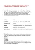 AHIP 2026-2027 Final Exam Practice Questions & Answers Study Guide bundle
