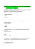 Medical Gas Certification pre-test WITH QUESTION AND WELL&NewLine;VERIFIED ANSWERS 2026&excl;&excl;