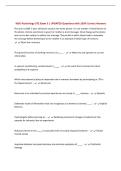 WSU Psychology 372 Exam 3 &vert; UPDATED Questions with 100&percnt; Correct Answers&NewLine;