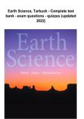 Test Bank&colon; Earth Science &lpar;14th Edition&rpar; by Tarbuck & Lutgens