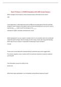 Psych 372 Exam 2 &vert; UPDATED Questions with 100&percnt; Correct Answers&NewLine;