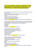 ATI PN ADULT MEDICAL SURGICAL 2023&sol;2026 WITH NGN &NewLine;&lpar;Med-Surg&rpar; 2026 Proctored Exam with NGN 100&percnt; Correct &NewLine;Verified Answers &mdash; Pass First Attempt&comma; No Retakes&excl;