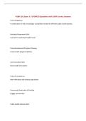 PUBH 201 Exam 3 &vert; UPDATED Questions with 100&percnt; Correct Answers&NewLine;