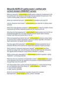 Maryville NURS 611 patho exam 1 verified with &NewLine;correct answers 2026&sol;2027 version