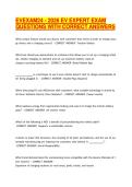 EVEXAM24 - 2026 EV EXPERT EXAM QUESTIONS WITH CORRECT ANSWERS