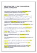 Maryville Patho NURS 611 Exam 2 verified with correct &NewLine;answers 2026&sol;2027 version 