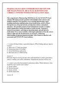 PHARMACOLOGY HESI COMPREHENSIVE REVIEW FOR &NewLine;THE NCLEX-PN EXAM  300 ACTUAL QUESTIONS AND &NewLine;CORRECT ANSWERS WITH RATIONALE LATEST 2026