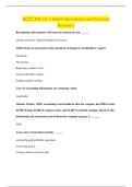 ACCT 201 Ch 1 Exam Questions and Correct &NewLine;Answers 