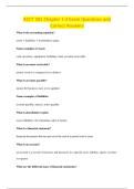 ACCT 201 Chapter 1-3 Exam Questions and &NewLine;Correct Answers 