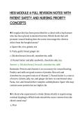 HESI MODULE 6 FULL REVISION NOTES WITH&NewLine;PATIENT SAFETY AND NURSING PRIORITY&NewLine;CONCEPTS